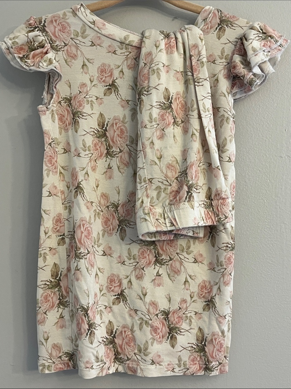 Bums & Roses Timeless Trellis  Outfit Set 3T